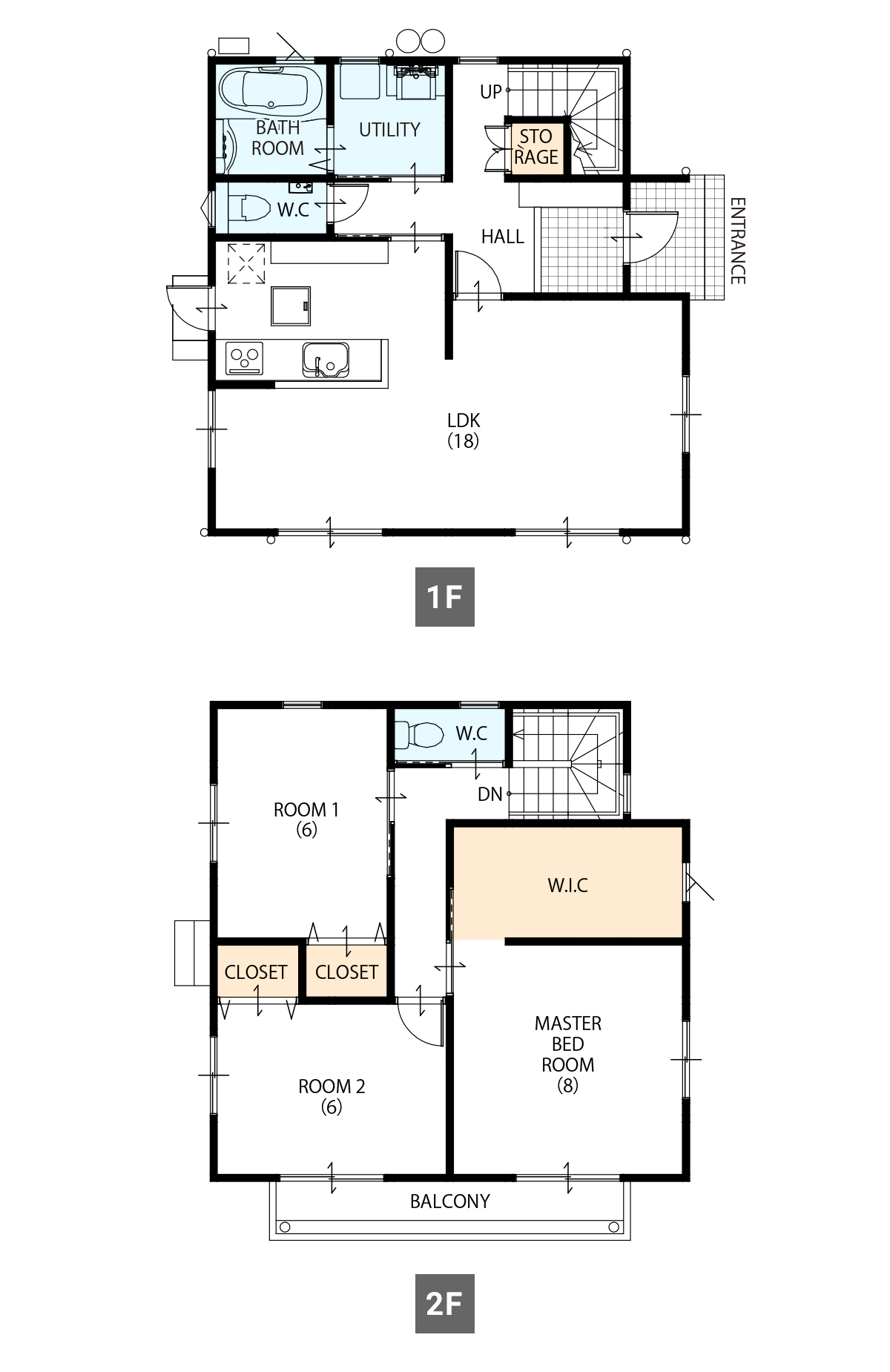 間取り図（SP）：31.06坪 2階建て3LDK