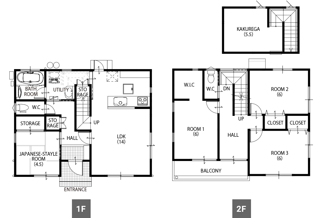 間取り図：30.31坪 2階建て4LDK