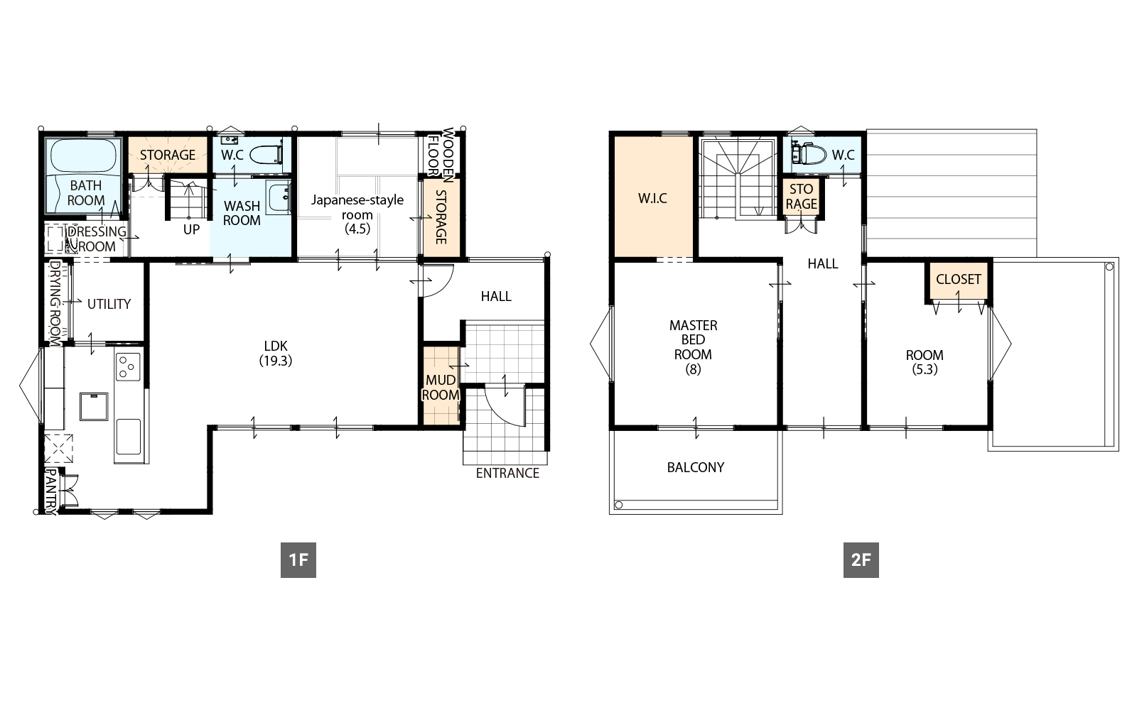 間取り図（PC）：35.07坪 2階建て3LDK